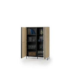 Arte Sophisticated Tivoli 02 Display Cabinet 99Cm - Stylish Storage With Ambient Lighting - thumbnail 4
