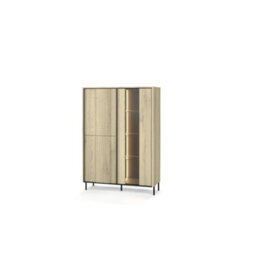 Arte Sophisticated Tivoli 02 Display Cabinet 99Cm - Stylish Storage With Ambient Lighting - thumbnail 5