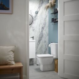 GoodHome Elland Matt Black Wall-Mounted Bathroom Shelf (D)12Cm (H)9Cm (L)60Cm - thumbnail 6