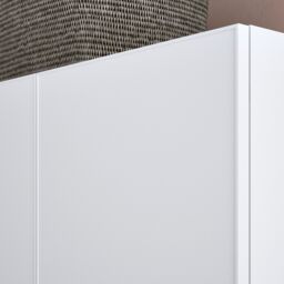 GoodHome Atomia Freestanding Matt White Particle Board Double Wardrobe (H)1875mm (W)1000mm (D)580mm - thumbnail 6