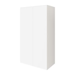 GoodHome Atomia Freestanding Matt White Particle Board Double Wardrobe (H)1875mm (W)1000mm (D)580mm - thumbnail 2
