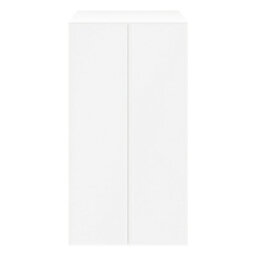 GoodHome Atomia Freestanding Matt White Particle Board Double Wardrobe (H)1875mm (W)1000mm (D)580mm - thumbnail 1