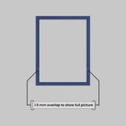Ak Frames 8X6 Blue Picture Mounts To Fit 6X4 Aperture Size - Mount Board Only (No Frame Included) - thumbnail 4