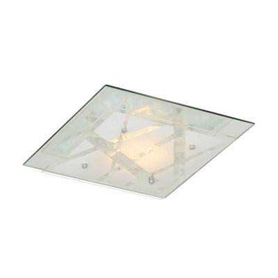 Luminosa Lighting Luminosa Classic Led Flush Ceiling Light White, Warm White 3000K 670Lm