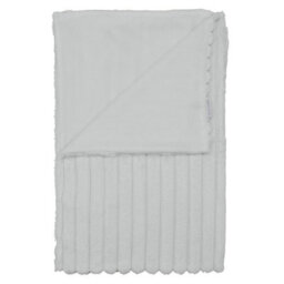 Catherine Lansfield Cosy Ribbed Faux Fur Blanket Throw Grey - thumbnail 5