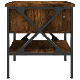 Berkfield Industrial Bedside Tables 2 Pcs Smoked Oak 40X42X45 Cm Engineered Wood - thumbnail 8
