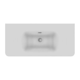 Plum&clay Isla Ribbed Fluted White 2 Drawer Freestanding Bathroom Vanity Unit & White Basin Set (W)1000mm - thumbnail 2