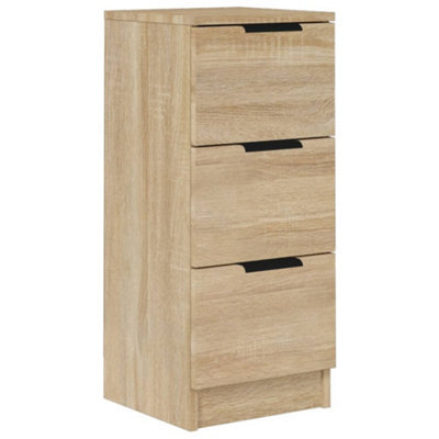Berkfield Elegant Sideboard Sonoma Oak 30X30X70 Cm Engineered Wood - image 1