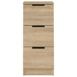 Berkfield Elegant Sideboard Sonoma Oak 30X30X70 Cm Engineered Wood - thumbnail 6