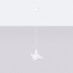 Luminosa Lighting Luminosa Hyperion Decorative Dome Pendant Ceiling Light White - thumbnail 3