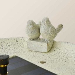 Valuelights Bird Bath Solar Powered Outdoor Cascading Water Fountain Feature Garden Light - thumbnail 5