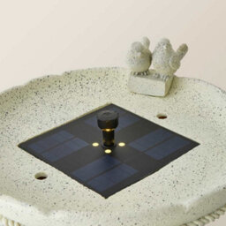 Valuelights Bird Bath Solar Powered Outdoor Cascading Water Fountain Feature Garden Light - thumbnail 4