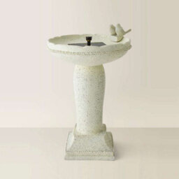 Valuelights Bird Bath Solar Powered Outdoor Cascading Water Fountain Feature Garden Light - thumbnail 3