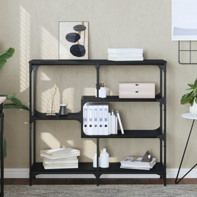 Berkfield Console Table Black 103X32X95 Cm Engineered Wood - image 1