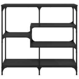 Berkfield Console Table Black 103X32X95 Cm Engineered Wood - thumbnail 4