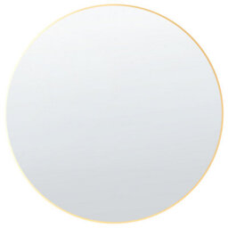 Beliani Wall Mirror Annemasse 80 Cm 80 Cm Metal Gold - thumbnail 1