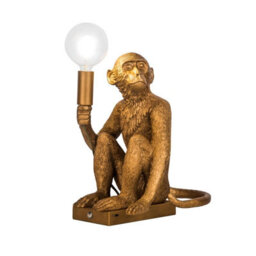 Edit Conor Usb Rechargeable Led Monkey Table Lamp Gold - thumbnail 2
