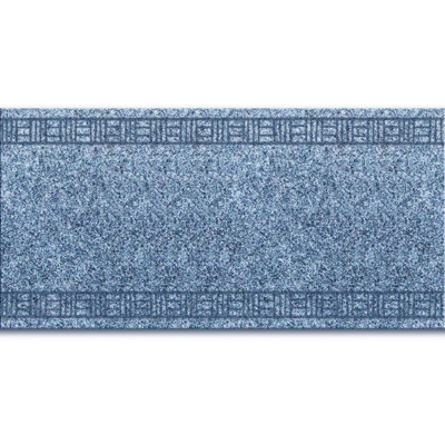Floordirekt Primaverum Needle Felt Kitchen Runner Mat Non Slip Gel Back Cushioned Hallway Indoor Steel Blue 66 X 300 Cm - image 1