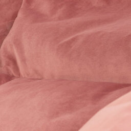 icon Natalia Velvet Adults Bean Bag Armchair And Pouffe, Ready Filled Large Beanbag And Footstool Dusk Pink - thumbnail 8
