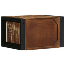 Berkfield Bedside Cabinets 2 Pcs Multicolour 40X35X25 Cm Solid Wood Reclaimed - thumbnail 8