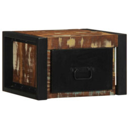 Berkfield Bedside Cabinets 2 Pcs Multicolour 40X35X25 Cm Solid Wood Reclaimed - thumbnail 5