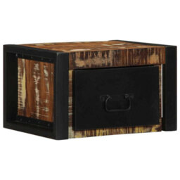 Berkfield Bedside Cabinets 2 Pcs Multicolour 40X35X25 Cm Solid Wood Reclaimed - thumbnail 2
