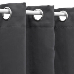 Walplus Furinno Collins Blackout Curtain 52X84 In. 1 Panel, Dark Grey - thumbnail 3