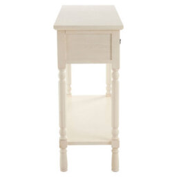Orsina Pearl White Console Table For Hallway, Pine Wood  Wood Table For Home Décor With 3 Drawers - thumbnail 3