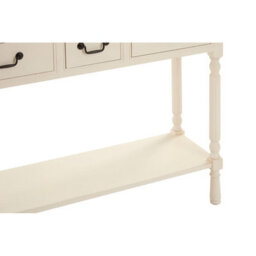 Orsina Pearl White Console Table For Hallway, Pine Wood  Wood Table For Home Décor With 3 Drawers - thumbnail 8