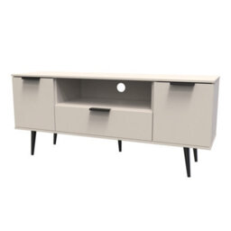Fuji 2 Door 1 Drawer Wide Tv Unit In Kashmir Matt (Ready Assembled) - thumbnail 3