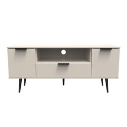Fuji 2 Door 1 Drawer Wide Tv Unit In Kashmir Matt (Ready Assembled) - thumbnail 1