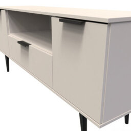 Fuji 2 Door 1 Drawer Wide Tv Unit In Kashmir Matt (Ready Assembled) - thumbnail 4