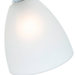 Happy Homewares Stylish Pair Of Frosted White Glass Shades With Classic Shape For E14 And E27 - thumbnail 8