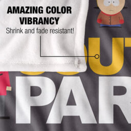 South Park Full Cast Silky Supersoft Blanket Grey/multicoloured (One Size) - thumbnail 4