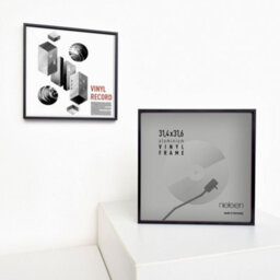 Nielsen 12In Vinyl Record Display Frames, Aluminium, Jet Matt Black, 32X33Cm - Set Of 2 - thumbnail 2