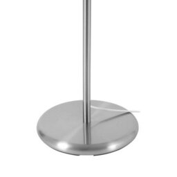 Orsina Elegant Grey Waffle Effect Shade Floor Lamp, Sturdy And Sleek Bedroom Lamp, Versatile Livingroom Lamp - thumbnail 2
