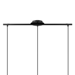 GoodHome Smertrio Matt Black 3 Lamp Pendant Ceiling Light, (Dia)175mm - thumbnail 5