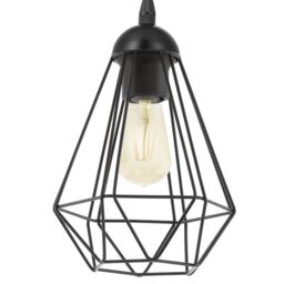 GoodHome Smertrio Matt Black 3 Lamp Pendant Ceiling Light, (Dia)175mm - thumbnail 6