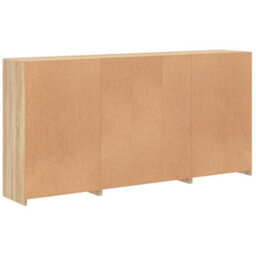 Berkfield Sideboard With Led Lights Sonoma Oak 202X37X100 Cm - thumbnail 8