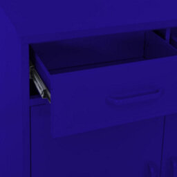 Berkfield Sturdy Storage Cabinet Navy Blue 80X35X101.5 Cm Steel - thumbnail 6