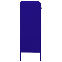 Berkfield Sturdy Storage Cabinet Navy Blue 80X35X101.5 Cm Steel - thumbnail 3