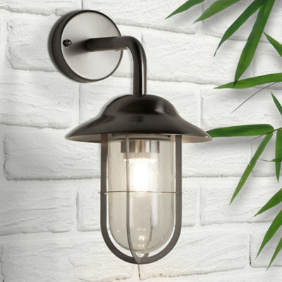Dibor Industrial Style Wall Lantern Indoor Outdoor Garden Decor Wall Light - image 1