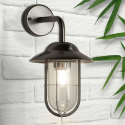 Dibor Industrial Style Wall Lantern Indoor Outdoor Garden Decor Wall Light - thumbnail 1