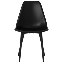 Walplus Set Of 4 Elegant Black Dining Chairs Made Of Durable Pp - thumbnail 6