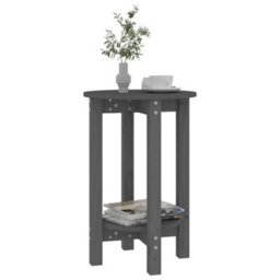 Walplus Coffee Table Grey 40X60 Cm Solid Wood Pine - thumbnail 4
