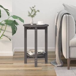 Walplus Coffee Table Grey 40X60 Cm Solid Wood Pine - thumbnail 3