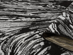 Obsidian Modern Low Pile Area Rug - Whirlpool Design Grey 200Cm X 290Cm - thumbnail 4