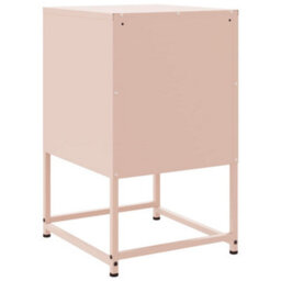 Berkfield Bedside Cabinets 2 Pcs Pink 36X39X60.5 Cm Steel - thumbnail 8