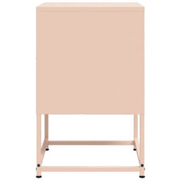 Berkfield Bedside Cabinets 2 Pcs Pink 36X39X60.5 Cm Steel - thumbnail 7