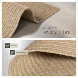 Tectake Jute Rug In Boho Style, Durable And Easy-Care, Suitable For Indoor And Outdoor Use 80 X 150 Cm - Brown - thumbnail 5
